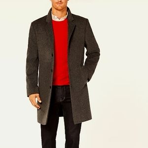 MICHAEL KORS Italian Overcoat size 44 SHORT (fits a 48 Runs BIG) Slim Modern Fit